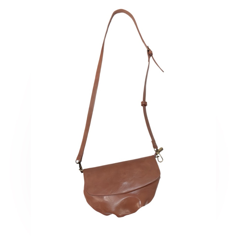 Anthropologie Emma Crossbody Convertible Belt Bag Tan Beige
